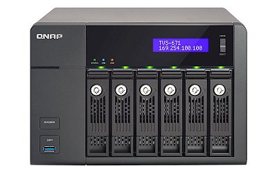 TVS-671 Qnap - Storage NAS 6 Baias p/ HDD SATA