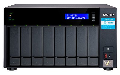 Qnap TVS-872N - Storage NAS 8 Baias p/ HDD SATA/SSD