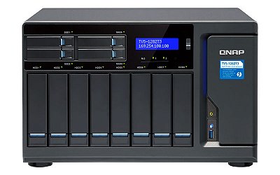 Qnap TVS-1282T3 Servidor NAS/SAN/DAS 8 Baias Thunderbolt 3