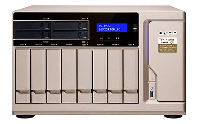 TS-1277 Qnap - Storage NAS 12 Baias p/ HDD SATA/SSD