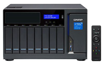 TS-873 Qnap - Storage NAS 8 Bay p/ HDD SATA/SSD