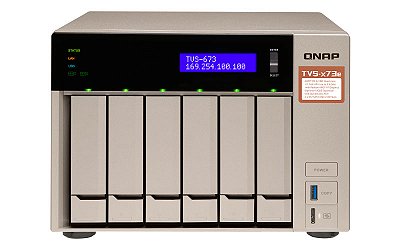 TVS-673e Qnap - Server NAS 6 Bay p/ HDD SATA