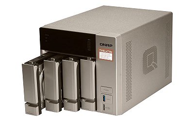 TVS-473e Qnap - Storage NAS 4 Baias p/ HDD SATA