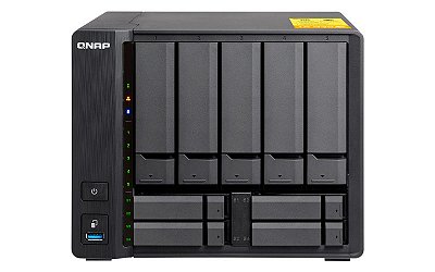TS-932X Qnap - Storage NAS 9 Baias p/ HDD SATA/SSD
