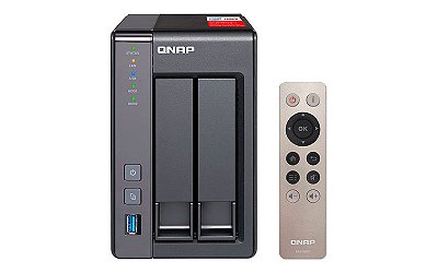 TS-251+ Qnap - Storage NAS 2 Baias p/ HDD SATA