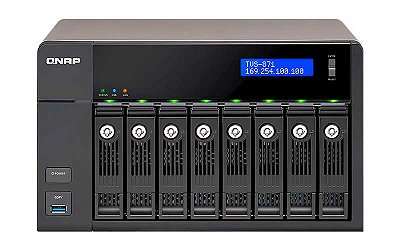 TVS-871 Qnap - Storage NAS 8 Baias p/ HDD SATA