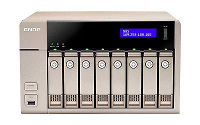 Qnap TVS-863 - Storage NAS 8 baias p/ HDs SATA/SSD