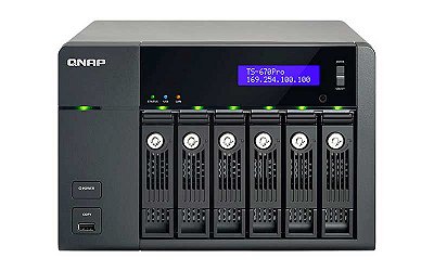 TS-670 Pro Qnap - Storage 6 Baias p/ HDD SATA