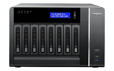 TS-EC880 PRO Qnap - Storage NAS 8 Baias p/ HDD SATA