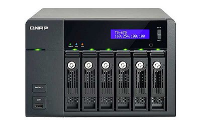 TS-670 Qnap - Storage NAS 6 Bay p/ HDD SATA
