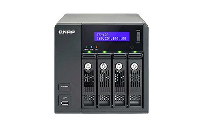 TS-470 PRO Qnap - 4 Bay Storage NAS expansível
