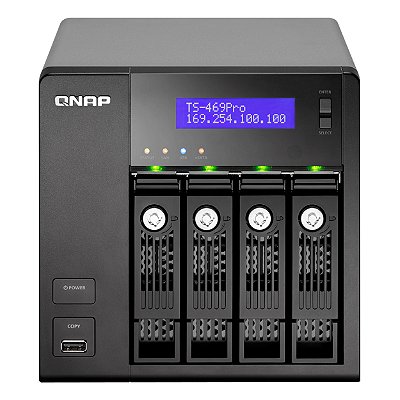 TS-469 Pro Qnap - Storage NAS c/ capacidade de 4 HDs