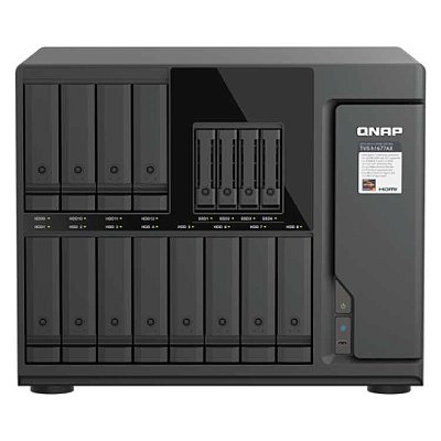 TVS-h1677AX Qnap - Storage NAS 16 Bay p/ HDD SATA/NVMe