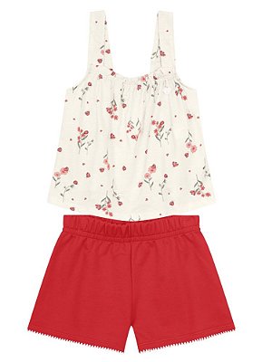 Conjunto Infantil Menina Jardim de Borboletas