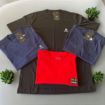 Camiseta Basica Masculina 2800