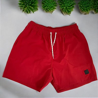 Shorts Masculino Tactel Vermelho