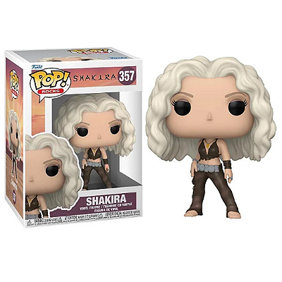 Funko Pop Original! Shakira #357 Pop! Rocks - Figura Colecionável Shakira 10cm