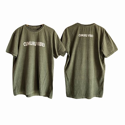 Camisa Estonada Algodão Verde Musgo Cumuru Vibes