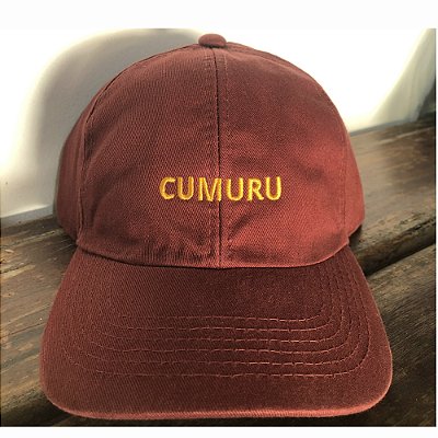 Boné Dad Hat Cumuru Vinho Bordado
