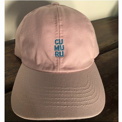Boné Dad Hat CU MU RU Rosa Bebê Bordado