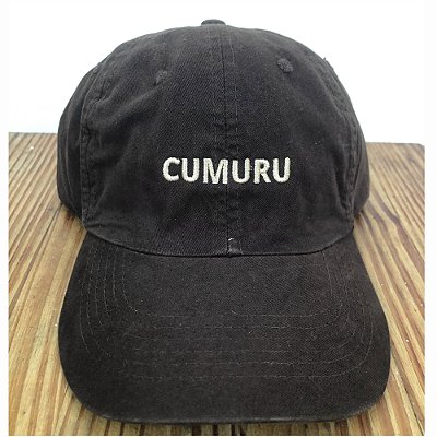 Boné Dad Hat Cumuru Marrom + Bege Bordado
