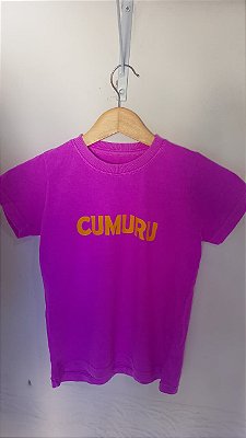 Camisa Infantil Estonada Cumuru Roxa