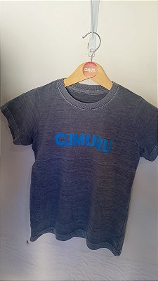 Camisa Infantil Estonada Cumuru Cinza