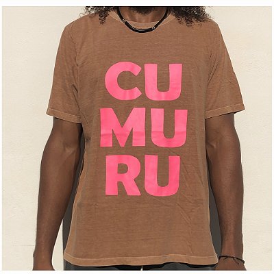 Camisa Estonada CU MU RU Marrom Clara