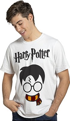 Camisa Camisetas UNISSEX Harry Potter Branca Blusas Tumblr Geek
