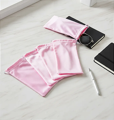 Saquinho 19x10 para sublimação ROSA CLARO - ótica, festa, saquinho surpresa