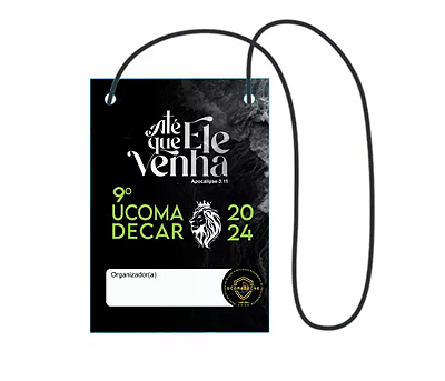 Crachá / Credencial Personalizado 14x10