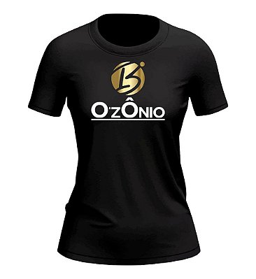 Camiseta Ozonio Babylook Preta - Tam G