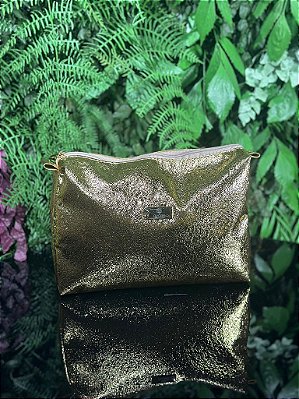 Necessaire Soft MOD P.U. Laminado GOLD