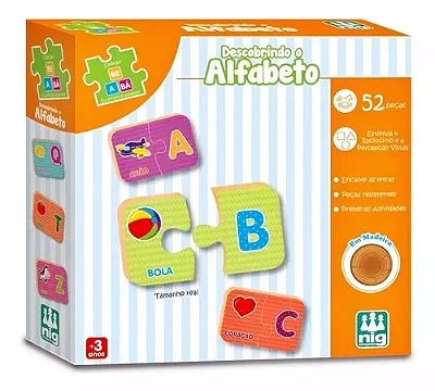 Descobrindo o Alfabeto | Nig Brinquedos