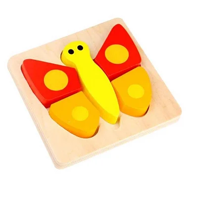 Tabuleiro de Encaixe - Borboleta | Tooky Toy | TKG012