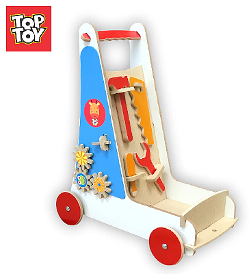 Carrinho de Ferramentas em Madeira | TopToy Brasil