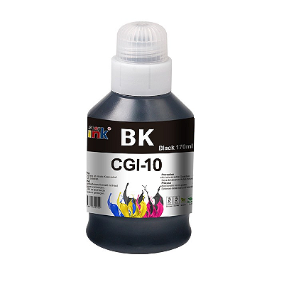 Tinta Compatível Canon GI-10 | GI10 | Gi10 | 6010 | 7010 | Star Ink Preto BK 140ml