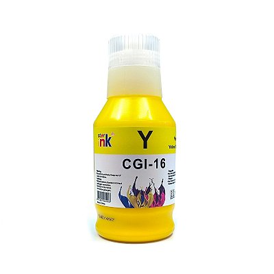 Tinta Compatível Canon Pigmentada GI-16 | Amarelo | GI16 | Gi16 | 6010 | 7010 | Star Ink 135ml