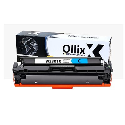 Toner Compatível HP | COM CHIP | 230X | W2301X | CIANO | 5.5K | 4201 | 4203 | 4203DW | 4303DW | 4303 | 2300 |230A | Ollix