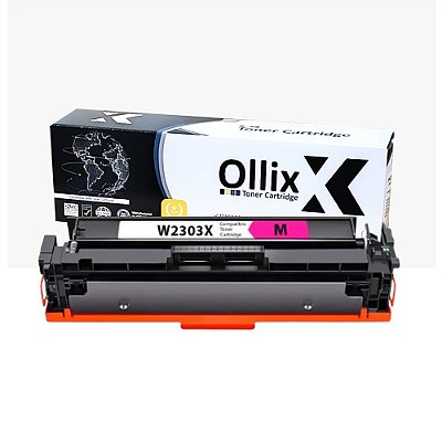 Toner Compatível HP | COM CHIP | 230X | W2303X | MAGENTA | 5.5K | 4201 | 4203 | 4203DW | 4303DW | 4303 | 2300 |230A | Ollix