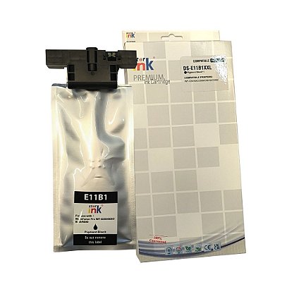 Bolsa de Tinta Compatível Epson DS-E11B1 XXL | E11 | Preto BK | Pigmentada | WF-C5310 | 5390 | 5810 | 5890 | 5310 | 10K | Starink