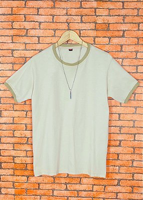 CAMISETA MASCULINA BASICA 100%ALGODÂO FIO 30.1 PENTEADO