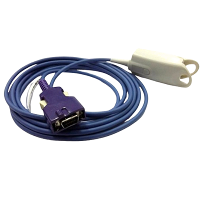 SENSOR DE OXIMETRIA SPO2 ADULTO TIPO CLIPE COMPATÍVEL COM MONITOR NELLCOR OXIMAX DOC