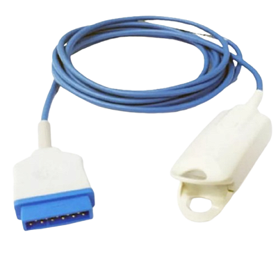 SENSOR DE OXIMETRIA SPO2 ADULTO TIPO CLIPE COMPATÍVEL COM MONITORES GE OXIMAX