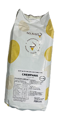 Crema Panna Gelatgel 2kg - Base Cremosa para Sorvetes e Sobremesas