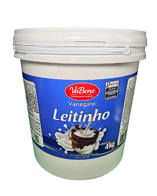 Variegato Leitinho Vabene 4kg – Recheio Cremoso para Sorvetes, Açaí e Confeitaria
