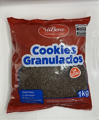 Cookies Granulado Vabene 1kg – Topping Crocante para Sorvetes, Açaí e Confeitaria