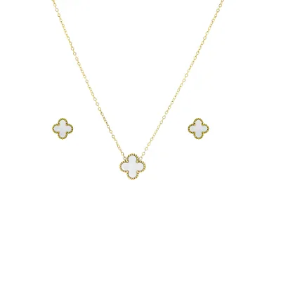 Conjunto Trevo Branco