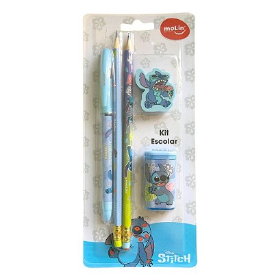 Kit Escolar Premium Stitch • 5 Itens