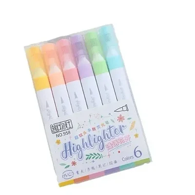 Canetas Brush Pen • Estojo 6 Cores